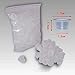 New Star Tattoo 200pcs Plastic Large Ink Pigment Cups #15 - Tattoo Ink Caps for Supplies