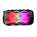 AXESS SPBL1049 Crystal Vibe LED Bluetooth Wireless Speaker with USB and Aux Line-in Support