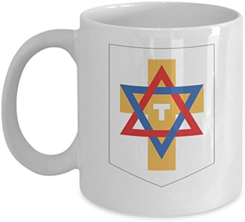 Esoteric coffee mug - Hermetic order of the Golden Dawn banner of the East sigil symbol tea cup - Occult kabbalah Crowley MacGregor Mathers - unique esoteric 11oz ceramic tea cup gift