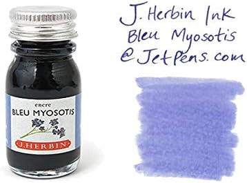 Jacques Herbin 11515T, Writing and drawing ink, Fountain pens and rollerballs, bleu myosotis/ Forget-me-not blue, 10 ml - Image 3