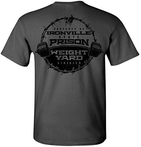 Ironville Department of Corrections Weight Yard Division Weightlifting Prison T-Shirt
