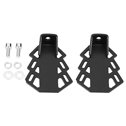 VGEBY1 Bike Pedal, 2Pcs Bike Pedal Platform Footrest Anti-slip Foot Rest with 5mm Hole for Mountain Terrain Bicycle