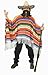 Forum Novelties Men's Adult Mexican Serape Costume, Rainbow, One Size