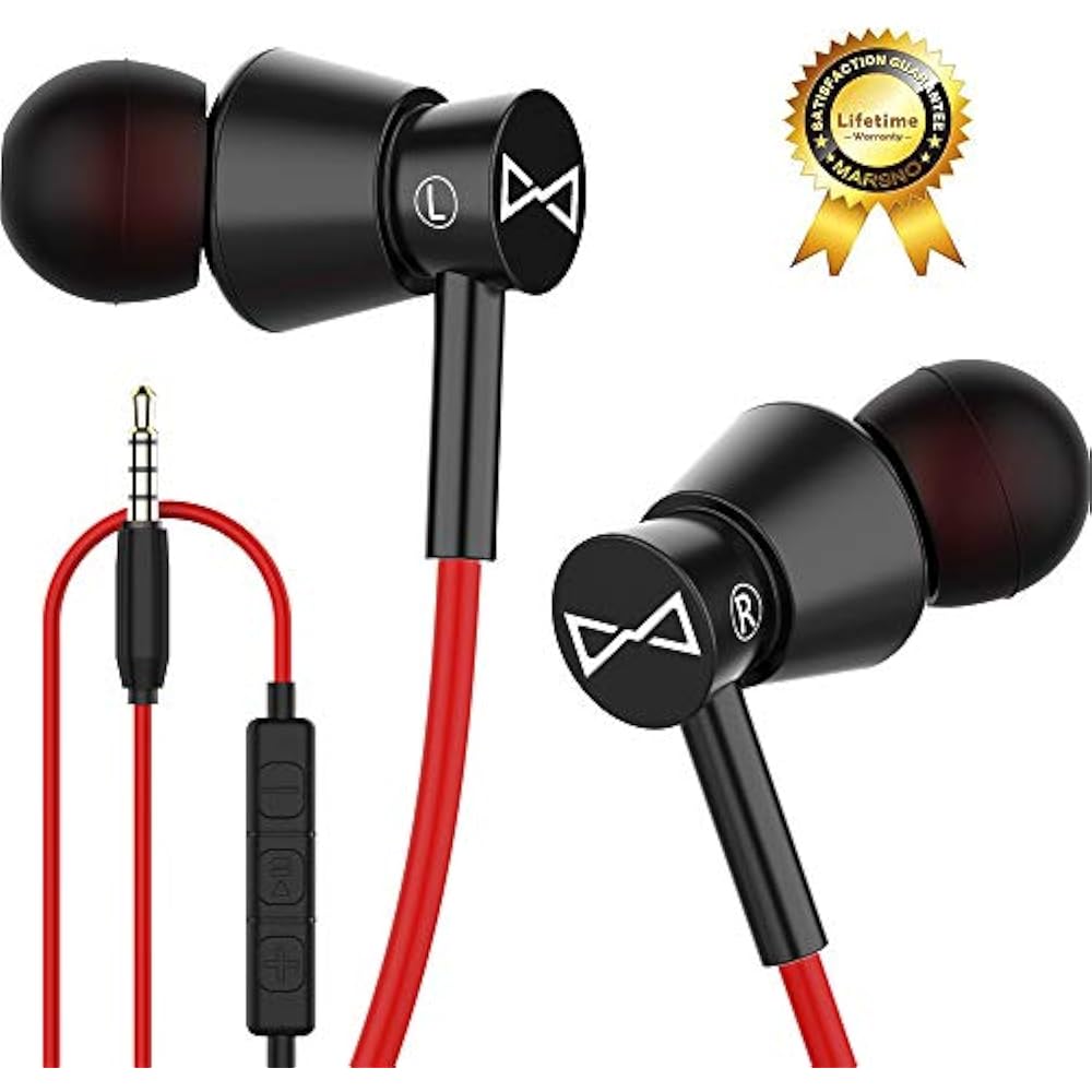 M2 Wired In Ear Headphones, Earbuds, Full Metal Earphones With Mic And