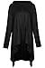Aifer Women's Asymmetric Hem Long Sleeve Loose Hoodies Sweatshirts Dress Casual Sweatshirts Tunic Tops