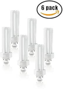 10-Pack PLT-26W 841 Compact Fluorescent Bulbs – 26W Triple Tube, 4-Pin GX24q-3 Base, 4100K Cool White