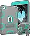 TOPSKY Compatible with iPad Mini 5 Case,New iPad Mini 2019 Case,iPad Mini 4 Case,Heavy Duty Protective Cover Case for iPad Mini 5 2019 Release/iPad Mini 4/iPad Mini 4 Retina Grey Green