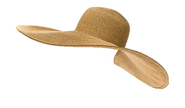 Huge Two-Tone Floppy Sun Hat, Super 