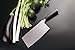 EKUER 7-Inch Chinese Chef Chopper Cleaver Butcher Vegetable Knife for Home Kitchen or Restaurant,German High Carbon Stainless Steel