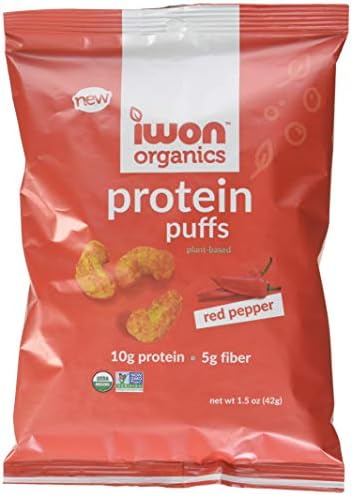 iwon organics Protein Puffs - Red Pepper