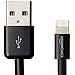 AmazonBasics Apple Certified Lightning to USB Cable - 3 Feet - Black
