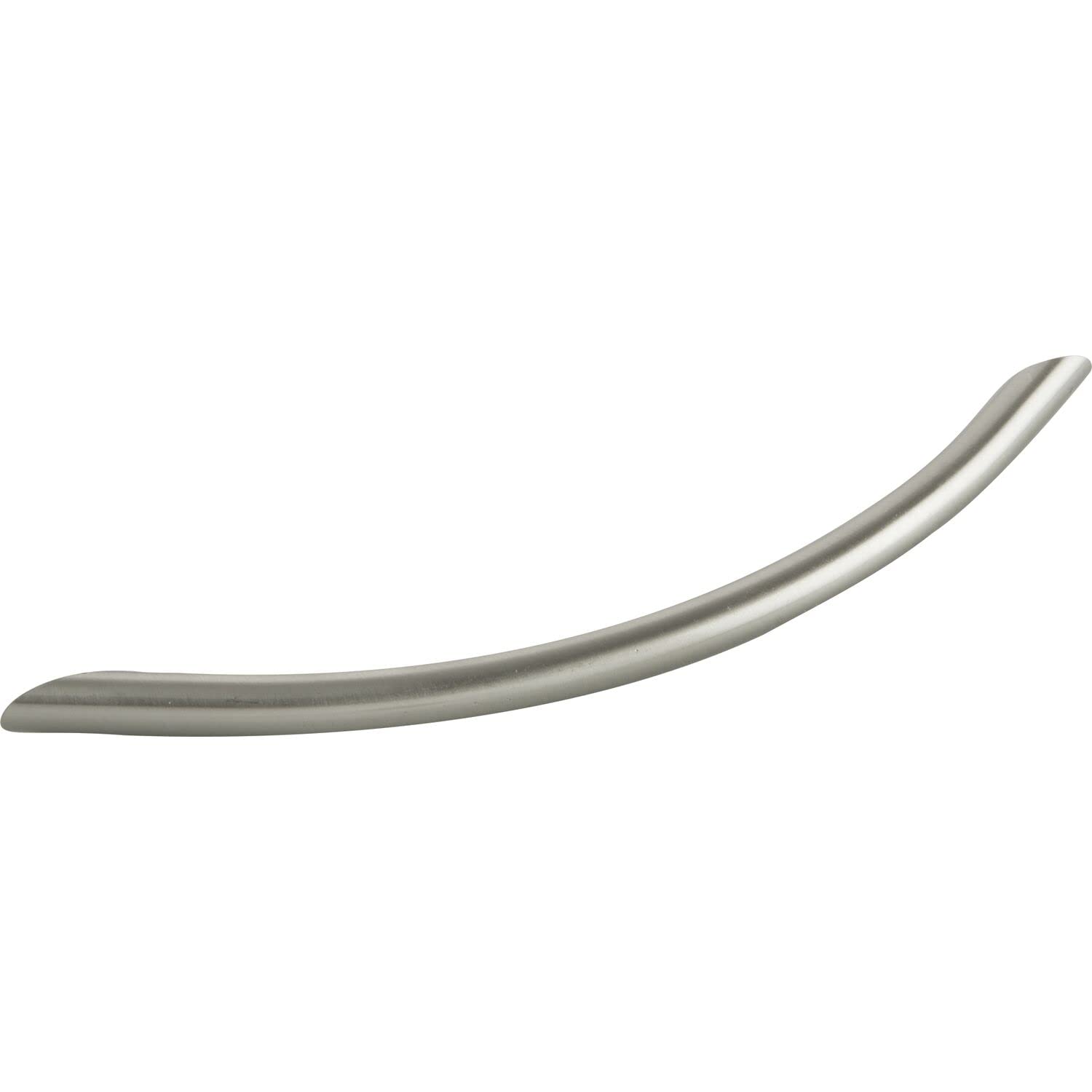 OBF Grimme Basic Ingenio 72139619 Drawer Handle Curved Diameter 10 mm Width 225 mm Stainless Steel Effect Silver Hole Spacing 192 mm