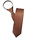 H2H Mens Comfortable Zipper Neck Tie Of Various Unique Dot Patterned
