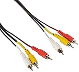 C2G 40448 Value Series Composite Video + Stereo Audio Cable, Black (6 Feet, 1.82 Meters)