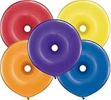 PMU 16 Inches Geo Donut Balloons Radiant Jewel