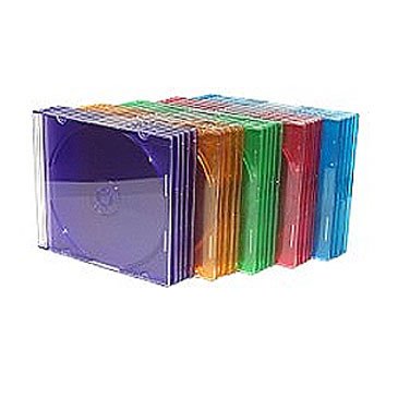 Vision Media 20 X Slim CD Case 5.2mm Spine