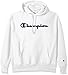 Champion LIFE Men's Reverse Weave Pullover Hoodie, White/Champion Script, XL