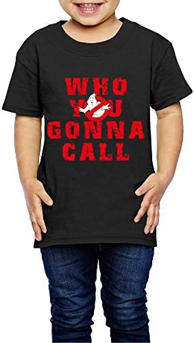 MeGo Shine Childrens/Kids Ghostbusters Unisex T Shirts (Age 2-6) Black