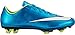 Nike Womens Mercurial Veloce 2 FG Soccer Cleat (Blue Lagoon, Volt)