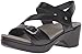 Dansko Women's Shari Flat Sandal, Black Full Grain, 40 M EU (9.5-10 US)