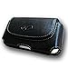 Premium Horizontal Leather Pouch Case with Belt Clip for Apple iPhone 4S 4-S