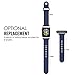 MoKo Band Compatible with Apple Watch, Soft Silicone Replacement Sports Band Fit iWatch 42mm 2017 Series 3/2 / 1, Midnight Blue (Not fit 38mm Versions)