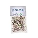 BQLZR Flat Head Galvanization M6 Insert Rivet Nut Golden Pack of 50