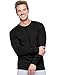 Men's 6.1 oz Hanes BEEFY-T Long-Sleeve T-Shirt, Black, XL