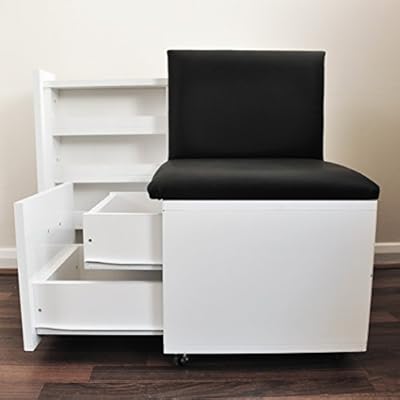Hair Furniture Manicure Pedicure Stool Trolley On Wheels With