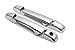 MaxMate Fits 07-13 Yukon/Yukon XL/Sierra(Not for Classic)/07-13 Cadillac Escalade/ESV/EXT/07-13 Chevy Silverado (Not for Classic)/Suburban/Tahoe Chrome 2 Doors Handle Cover W/O Passenger Side Keyhole