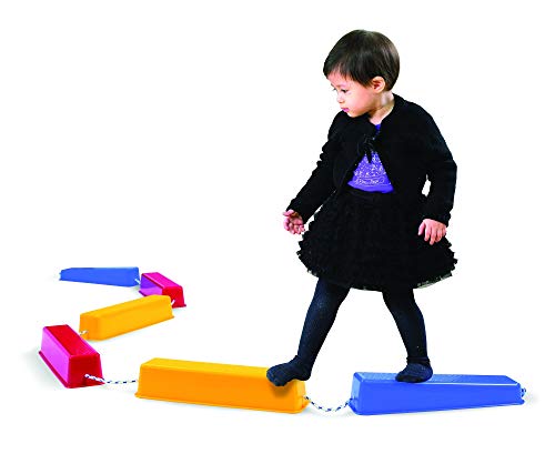 edx Education Step-a-Logs - Balance Beam for Kids - Indoor and Outdoor - Stackable - Build Coordination and Confidence - Physical and Imaginative Play (Renewed)