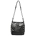 MG Collection Lambskin Gothic Skull Studded, Black