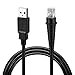 VIMVIP 6FT USB Cable for Honeywell Metrologic Barcode Scanners MS5145, MS7120, MS9540, MS7180, MS1690, MS9590, MS9520 (Black)