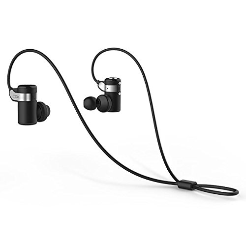 CCK KS Parkour Bluetooth Earphones Wireless Sports Headphones HIFI Bass Stereo Earbuds With Microphone Voice Prompt Handsfree Sweatproof DSP Noise Cancelling for Cellphone(Black)