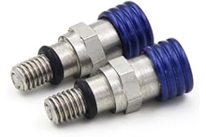 YSMOTO Motorcycle Fork Air Bleeder Pressure Relief M5 0.8MM for WR250F WR450F YZ250F YZ450F Blue