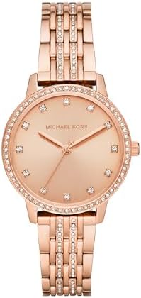 Amazon.com: Michael Kors Women's Brynn Chronograph Rose Gold-Tone