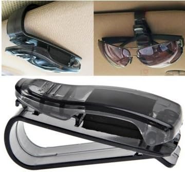 JQWORKLAND Car Visor Glasses Sunglasses Ticket Clip Holder