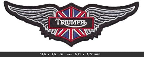 TRIUMPH MOTORCYCLES Iron Sew On Cotton Patches Motorbikes Tiger Bonneville England TRMP-14 by Patchmaniac