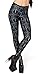 QZUnique Leggings for Women, Halloween Full-Length Printed Legging Footless Elastic Yoga Pants, Regular and Plus Size