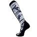 Midweight Camo Snowboard Socks – Merino Wool Winter Cold Weather OTC Ski Sock – Great for Snowboarding, Skiing, Snow Shoeing, Outdoors (M, Snow)