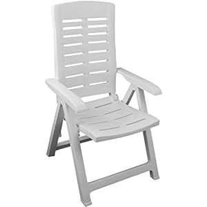 Jardín Plegable - Silla plegable con respaldo alto de 5 posiciones