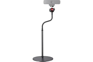 Etour Gooseneck Webcam Stand Ultra Thin Desk Heavy Base, Height Adjustable Compatible with Logitech C920, C922x,C922, Brio 4K