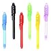 Invisible Ink Pen Spy Pen Magic Marker Secreat Message Writer with UV Light Currency Checking Technical Drawing Pens Party Favors Goody Stuffer Ideal for Kids Fun Activity