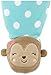 Simple Joys by Carter's Baby Girls' Cotton and Fleece Footed Sleep and Play, Pack of 2, Pink Elephants/Teal Blue Monkey, 6-9 Months