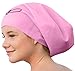 Long Hair Swim Cap - Swimming Caps for Women Men - Extra Large Swim Caps - Premium Waterproof Silicone Swim Cap - Dreadlocks - Suits Recreational Swimmers (Rose Quartz L)