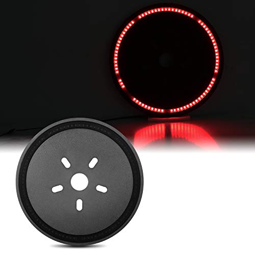 Tire Brake Light, AAIWA Spare Tire 3rd Third Brake Light Rear Wheel Light LED Ring for Jeep Wrangler 2007-2017 JK TJ LJ YJ CJ, 1 Year Warranty
