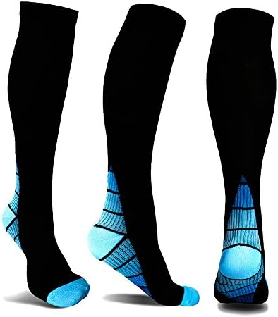 1 Pair （5 Pair ) Unisex Running Sports Compression Socks For Women &amp; Men, Best Medical Fit for Nursing, Shin splint, Travel, Hiking, Maternity &amp; Pregnancy, Fitness