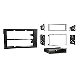 Audi A4 02 - 08 SDIN - DDIN kit (Matte Black)