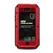 iPhone 5 Case, iPhone 5S Case, Ambox Waterproof Shockproof Dust/Dirt Proof Aluminum Metal Military Heavy Duty Protection Cover Case for Apple iPhone 5 SS Red