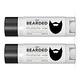 Mustache Wax - Live Bearded Mustache Wax Kit 2 Tubes